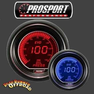 Oil Pressure Gauge for Universal Vehicles 52mm 150PSI Dual Color Display - Picture 1 of 4