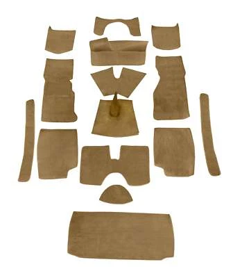 Kit completo de alfombras Triumph TR4A 1965-1968 negro gris tostado lazo Cutpile Foto 1 de 4