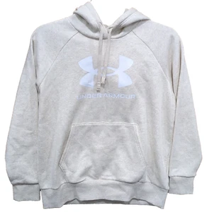 Under Armour Women's XS Rival Fleece Hoodie Oatmeal R3-B - Picture 1 of 14