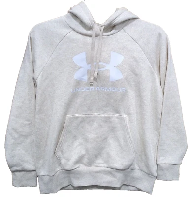 Sudadera con capucha Under Armour para mujer talla pequeña rival polar avena R1-B Foto 1 de 4