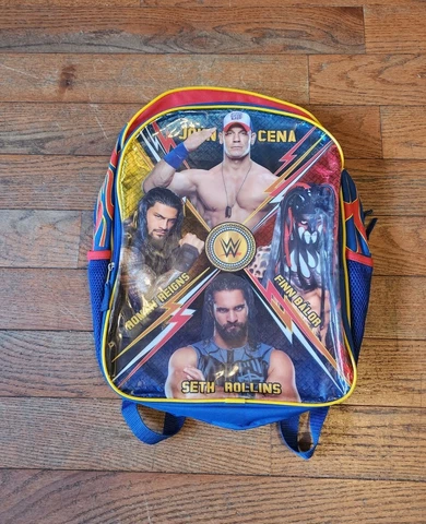 WWE Wrestling Backpack 2017 Full Zip Cover