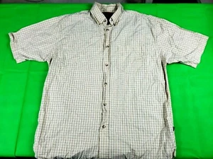 Camiseta Wrangler Resistente a las Arrugas Amarillo Hombre Botones Mangas Cortas Talla m - Imagen 1 de 4