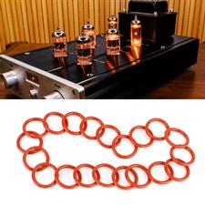 20Pcs Tube Damper Silicone Gel O-Rings Fit For 12AX7 12AU7 12AT7 12BH7 EL84