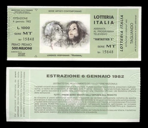 biglietto lotteria ITALIA 1982 - Picture 1 of 1