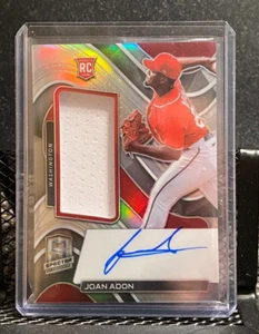 Joan Adon 2022 Spectra Rookie Jersey Auto Silver Prizm (RC) #62/199- Nationals - Picture 1 of 2
