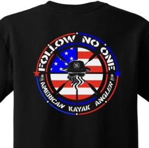 American Kayak Angler T-shirt size XL & plus 1 FREE sticker ! - Picture 1 of 3