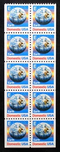 US Stamps #2282a ~ 1988 25c "E" Stamp, bklt pane of 10 RL43 - Picture 1 of 1