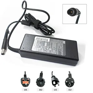 Genuine OEM 90W AC Adapter Battery Charger For HP CQ40 CQ50 Pavilion DV4 DV5 DV7 - Picture 1 of 7
