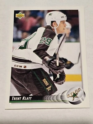 1992-93 Upper Deck Trent Klatt Rookie Minnesota North Stars #62 - Image 1 of 2