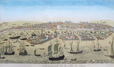 Venice, panorama optical print Daumont, 1760, Vue Générale de la Ville de Venise - Image 1 of 4