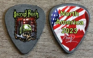 SACRED REICH = 2023 North America Tour "Joey Radziwill" Signature guitar pick - Picture 1 of 1
