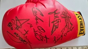 IBHOF 2011 SIGNED GLOVE OLIVARES STRACEY BRAMBLE ORTIZ MITCHELL BERISTAIN & COA - Picture 1 of 1