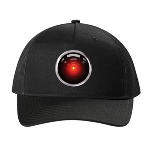 Gorra de camionero HAL 9000 con logotipo de ojos impresa en 5 paneles - Imagen 1 de 2