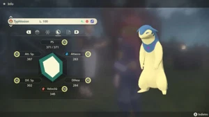 TYPHLOSION ALFA SHINY 6IV FULLY TRAINED + ALL MOVES - LEGGENDE POKEMON: ARCEUS - Imagen 1 de 3