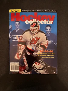 Martin Brodeur Autografiado Becket Hockey Coleccionista 100% Gtd. HOF NJ Devils - Imagen 1 de 1