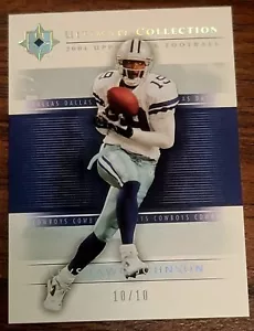 Keyshawn Johnson 2004 Upper Deck Ultimate Collection Platinum Parallel #16 10/10 - Imagen 1 de 2