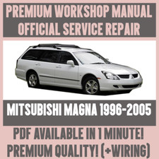 *WORKSHOP MANUAL SERVICE & REPAIR GUIDE for MITSUBISHI MAGNA 1996-2005 +WIRING