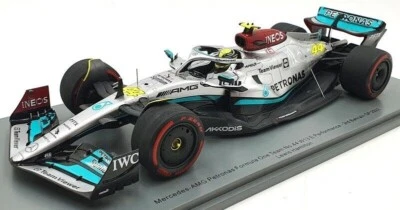 1/18 Mercedes AMG W13 Performance GP Bahrain Lewis Hamilton 2022 by Spark 18S745 - Image 1 of 4