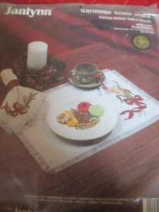 Juego De Colección De 4 Manteles Individuales De Trigo De Invierno Contados Punto De Cruz KIT - 1991 - Imagen 1 de 3