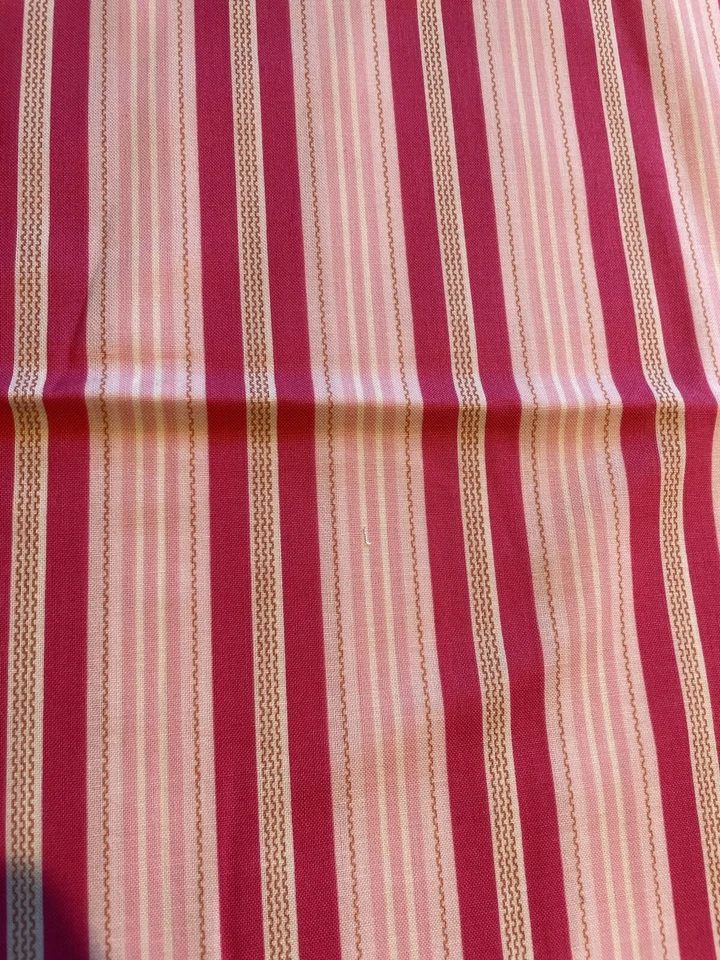 100% Cotton Quilting Fabric  Aviary Broad stripe Pink By Joel Dewberry - Image 1 of 4