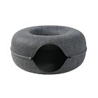 Round House Basket Cat Nest Beds Cat Tunnel Donut Pets Supplies