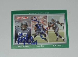 ROCKY BERNARD LEROY HILL AUTO'D SIGNED 2006 TOPPS TOTAL CARD #139 SEAHAWKS - Picture 1 of 2