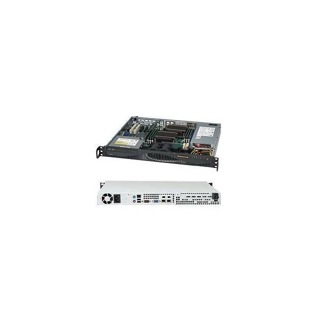 Supermicro SuperChassis CSE-512F-350B1 350W Mini 1U Rackmount Server Chassis - Image 1 of 1