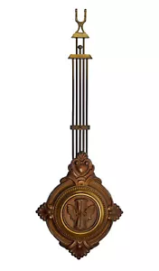 Antiguo péndulo de reloj PRACHT péndulo para oscilante regulador movimiento relojero - Imagen 1 de 3