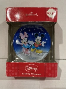 2009 Hallmark Disney Mickey Minnie 1st Christmas Together Ornament Red Box - Bild 1 von 8