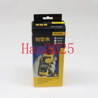 New Fluke 302+ Digital Clamp Meter AC/DC Multimeter Electronic Tester Ship DHL - Image 1 of 4