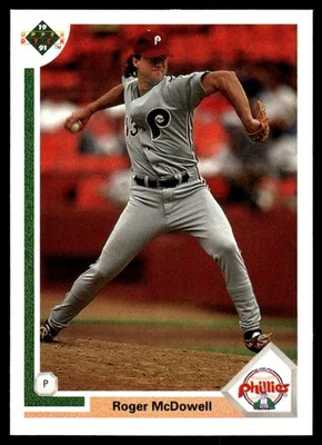 1991 Upper Deck #406 Roger McDowell - Image 1 of 2