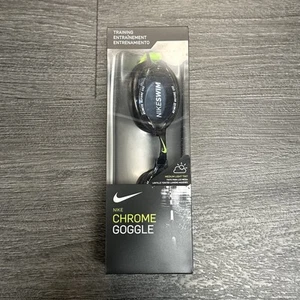 Gafas de entrenamiento Nike natación cromadas talla adulto nuevas en caja N79151-354 - Imagen 1 de 4