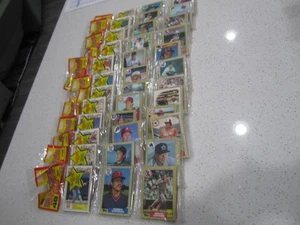 Lot (9) 1987 Topps Baseball Rack Packs (je 49 Karten) Bonds Rookie Karten? WOW! - Bild 1 von 3