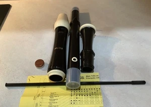 Aulos Tenor 211A-E Professional Alto Recorder w/ Chart Rod Cream - Picture 1 of 5