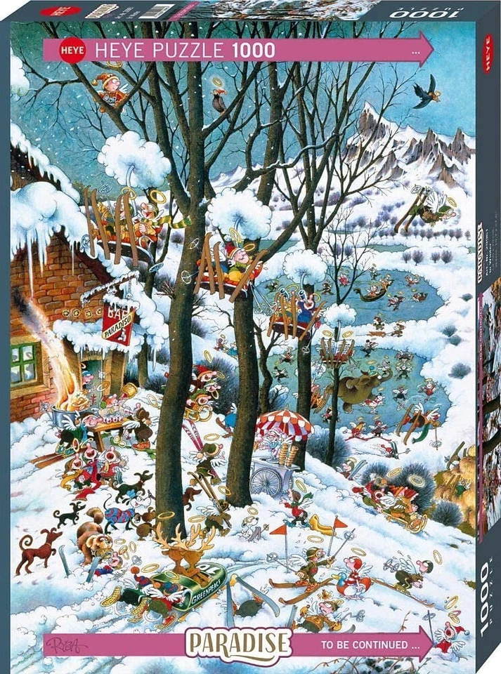 HEYE PUZZLE 1000 PEZZI RYBA PARADISE  IN WINTER   50x70cm     ART 29961 - Immagine 1 di 1