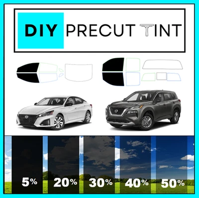 DIY Precut Window Tint Kit 2004-2026 Nissan Armada FRONT TWO Doors - Image 1 of 4
