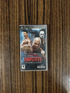 TNA Impact Cross the Line (Sony PSP, 2010) komplett CIB - Bild 1 von 4
