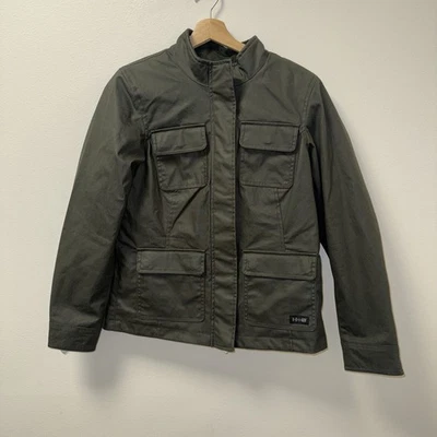 Chaqueta de montar Harley-Davidson Mesa encerada verde talla mediana nueva Foto 1 de 4