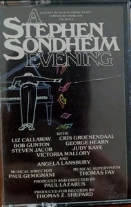 A Stephen Sondheim Evening Cast Recording 1983 Cassette - Bild 1 von 1