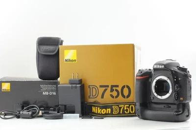 [Top MINT w/ Grip] Nikon D750 24.3MP Digtal SLR Camera Boy + MB-D16 From JAPAN - Image 1 of 4