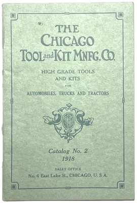 1918 CHICAGO TOOL KIT MANUFACTURING COMPANY ILLINOIS ILLUSTRATED TRADE CATALOG 2 - Image 1 of 4