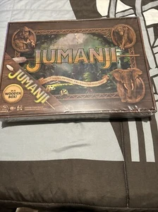 Jumanji The Game Real Wooden Box Edition of the Classic Adventure Board Game - Picture 1 of 2