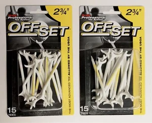Pride Professional Tee System Offset Golf Tees 2-3/4" 15 Tees OT23415 2pcs - Picture 1 of 2