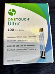 One Touch Ultra Blue Test Strips 100 Count Exp. 5/26 - Picture 1 of 4