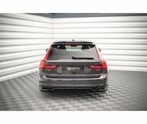 Alerón de techo CUP NEGRO para Volvo V90 MK2 accesorio trasero divisor extensión ABS - Imagen 1 de 7