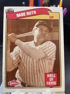 1989 Swell Baseball Greats Babe Ruth #1 New York Yankees