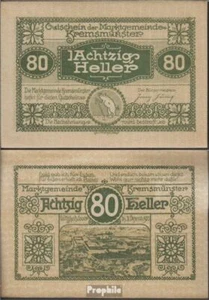 Kremsmünster Notgeld the City Kremsmünster uncirculated 1920 80 bright - Picture 1 of 1
