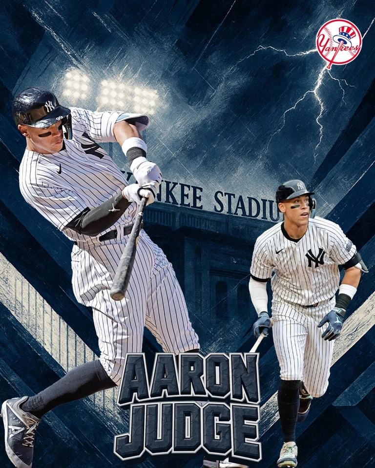 Aaron Judge New York Yankees WORLD SERIES MLB 8x10 photo  - Image 1 of 1