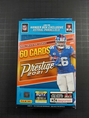 Caja colgante de fútbol Panini Prestige 2021 sellada Trevor Lawrence RC? Foto 1 de 4
