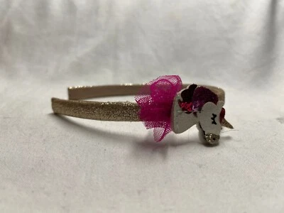 Diadema - Brillo Dorado con Unicornio Foto 1 de 2